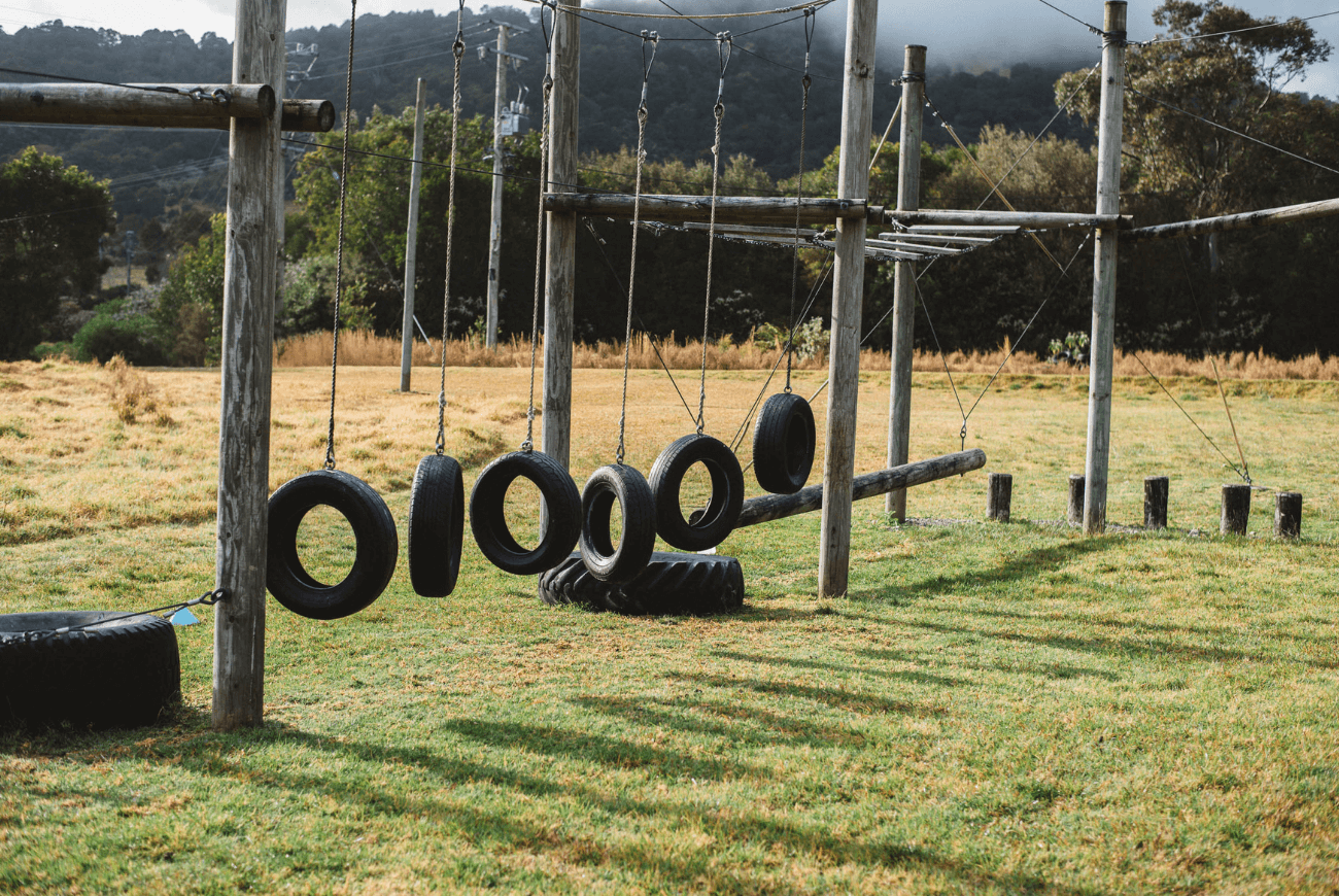 veteran mentors outdoor obstacle course