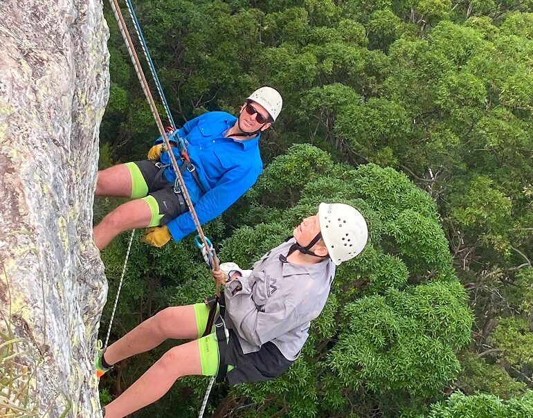 Abseiling